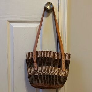 Jenna Bee sisal mini tote